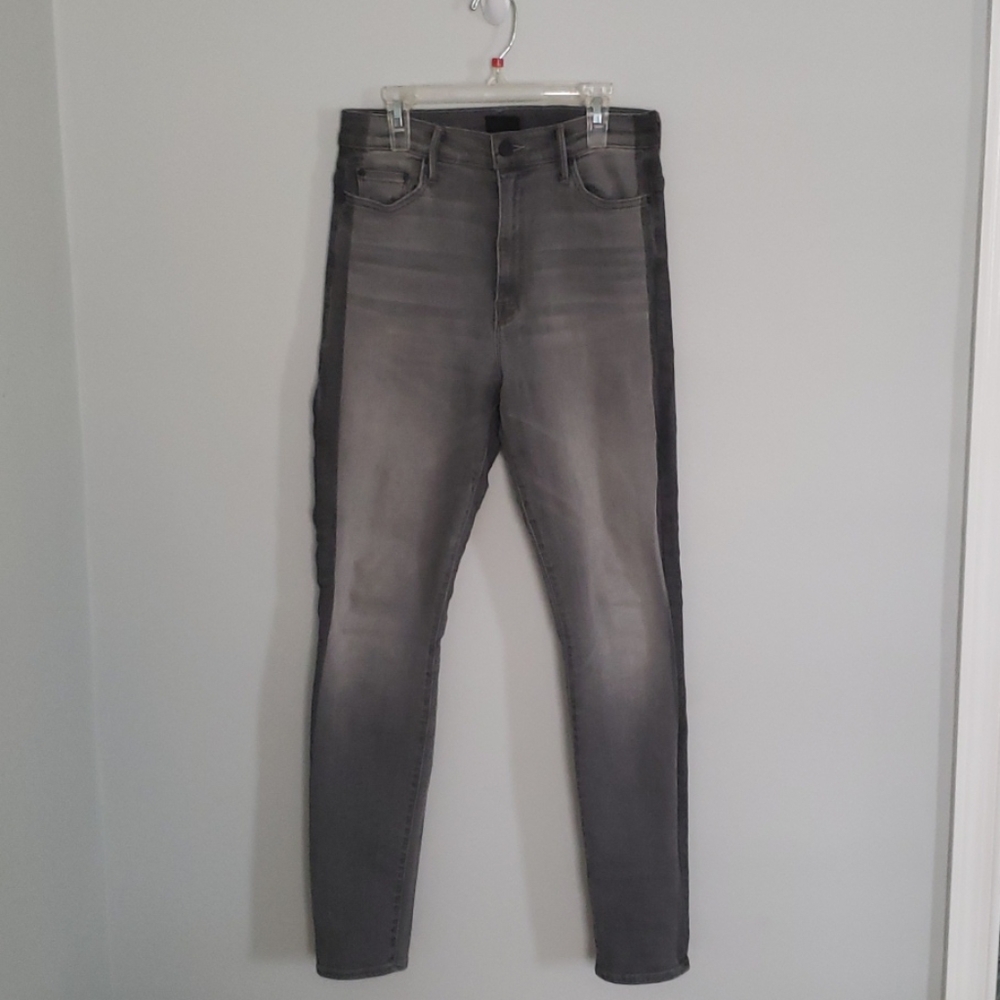 MOTHER The Swooner Supermoon Stripe Jean Size 28